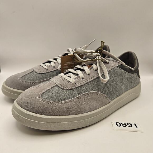 OLUKAI MEN\'S 9 PULIKI 10528 POI CHARCOAL MSRP $140 NWOB